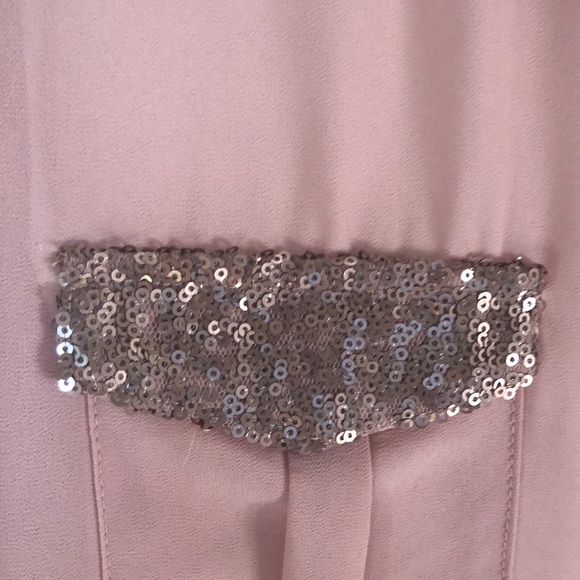 Blu Pepper Sheer Glitter Blouse - Picture 6 of 9